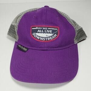 We All Live Downstream Bass Pro Shops Adjustable Snapback Hat